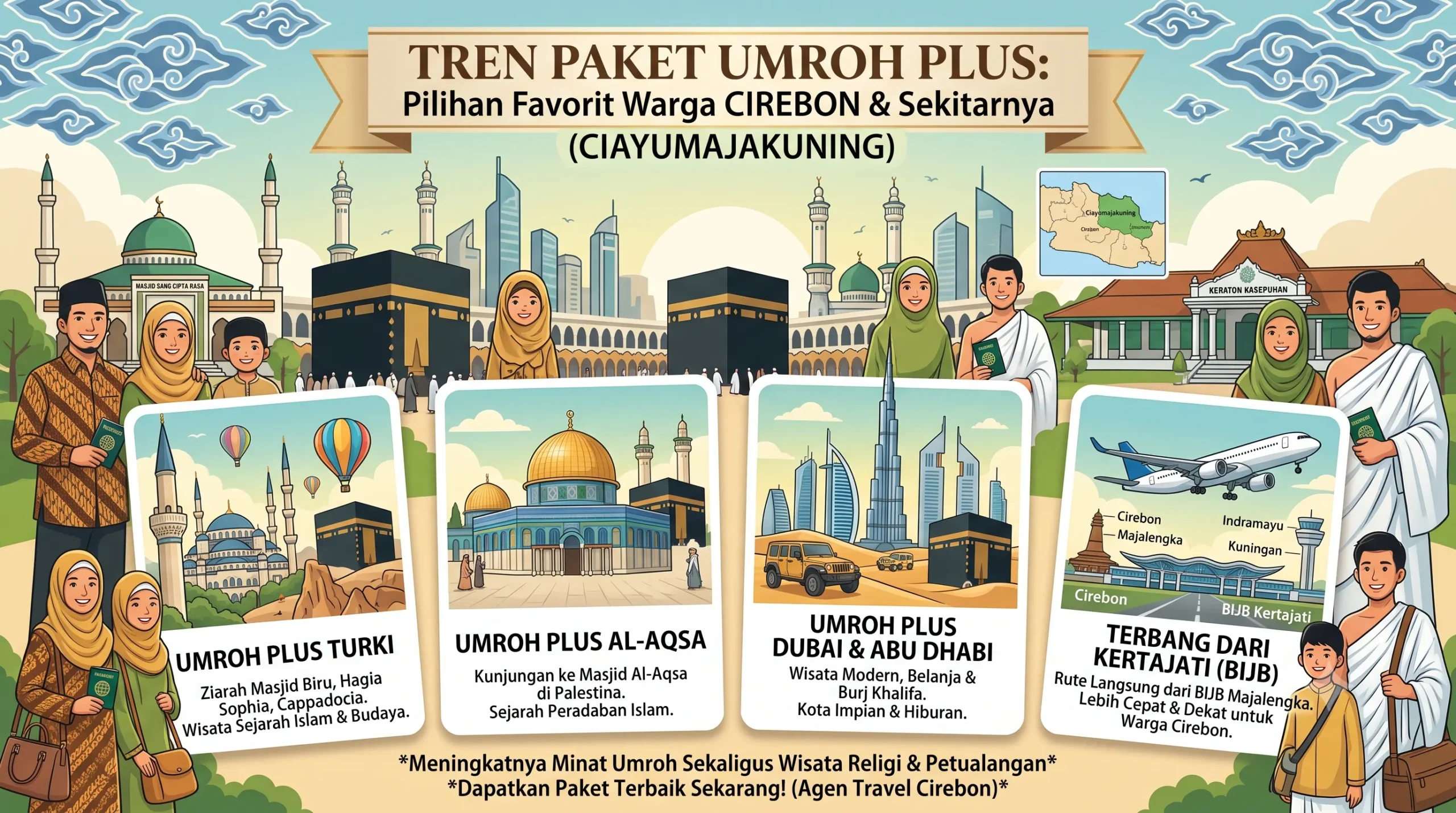 Tren Paket Umroh Plus: Pilihan Favorit Warga Cirebon dan Sekitarnya