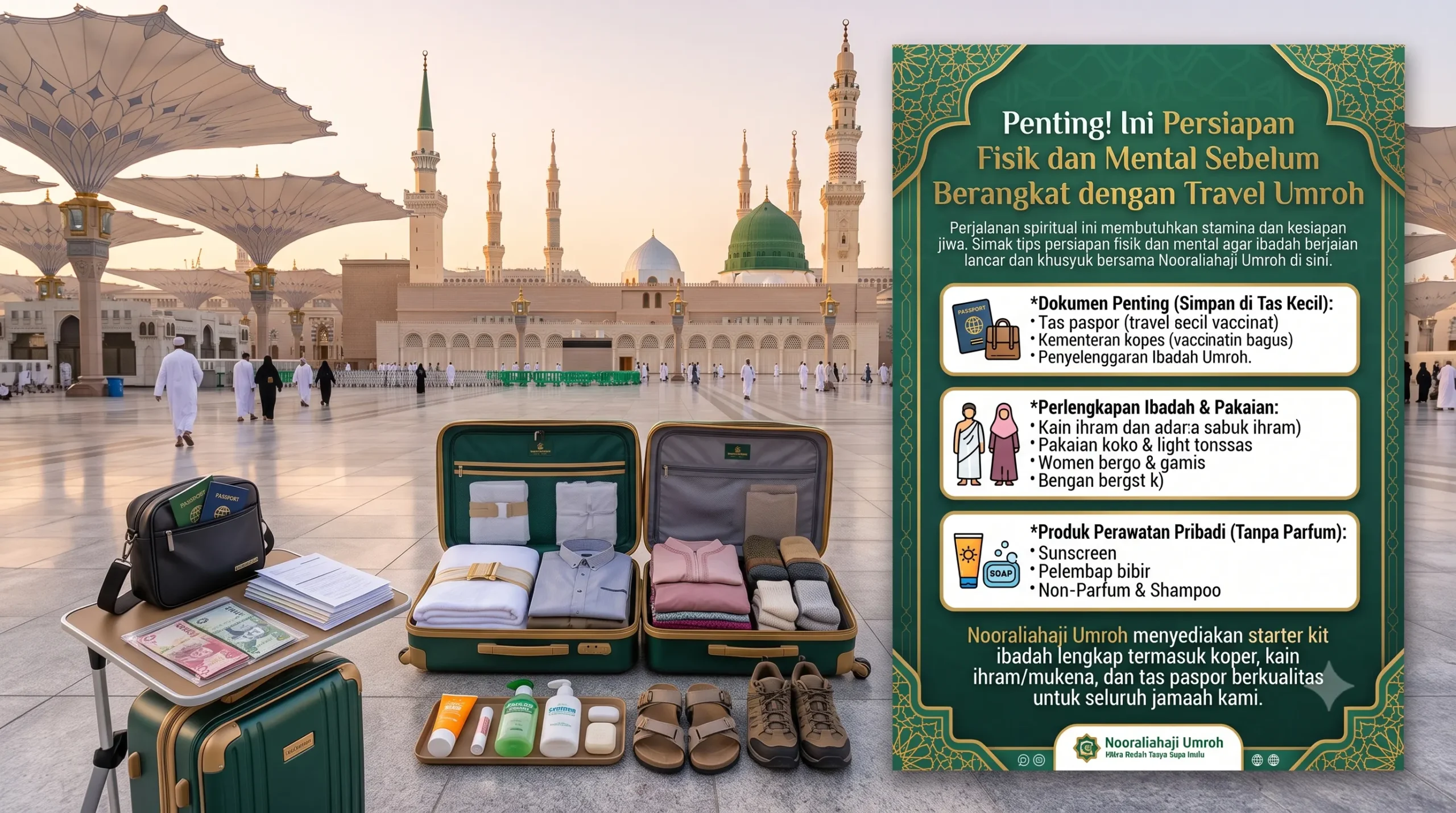Panduan Packing Perlengkapan Umroh yang Wajib Dibawa, Jangan Sampai Ketinggalan!